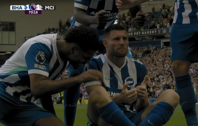 久违了，39岁老将米尔纳时隔2075天再度取得进球